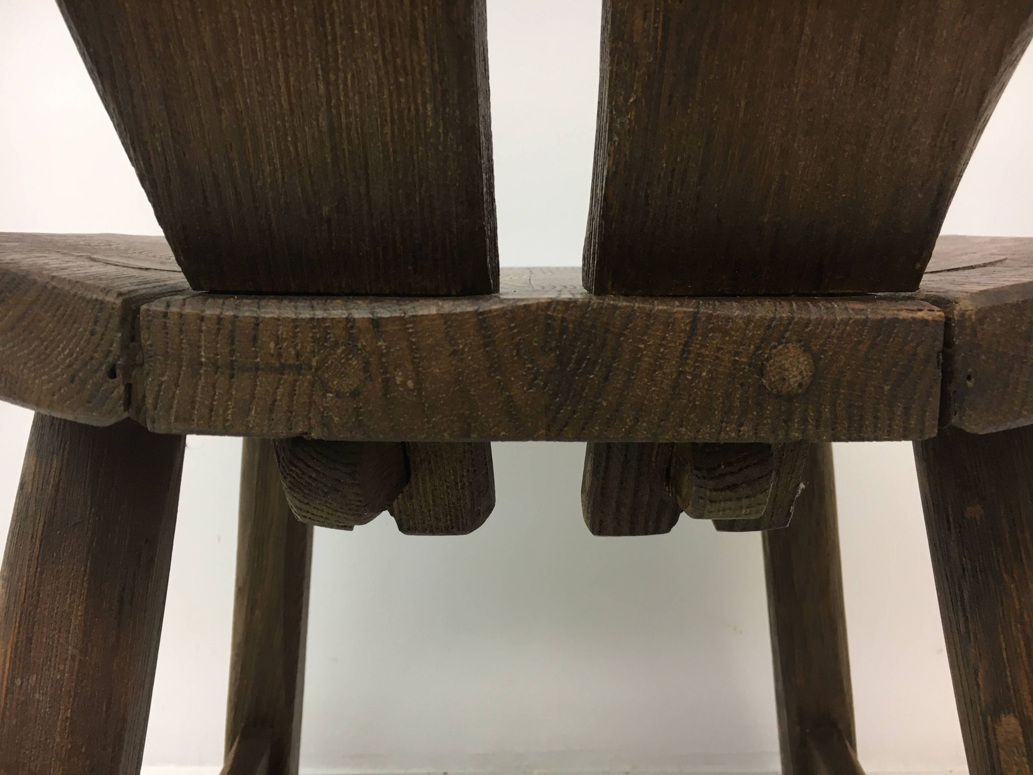 Set of 4 Belgian Brutalist Dining Chairs from De Puydt, 1970’s