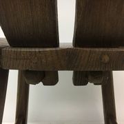 Set of 4 Belgian Brutalist Dining Chairs from De Puydt, 1970’s