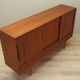 Buffet haut en teck, design danois, années 1960, production : Danemark
