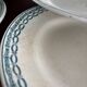 Lot de 6 Assiettes Anciennes en Terre de Fer St Amand – Jolie Patine Vintag