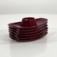 Set of 6 Space Age Bordeaux egg cups by Luran, Germany, 1970