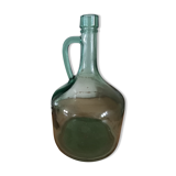 Old glass bottle green tones