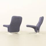 Pair of Concorde armchairs by Pierre Paulin for Artifort, 1966