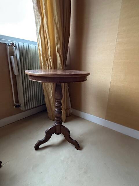 Table échiquier bois
