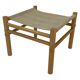 Vintage Safari Ottoman Footstool 70s design