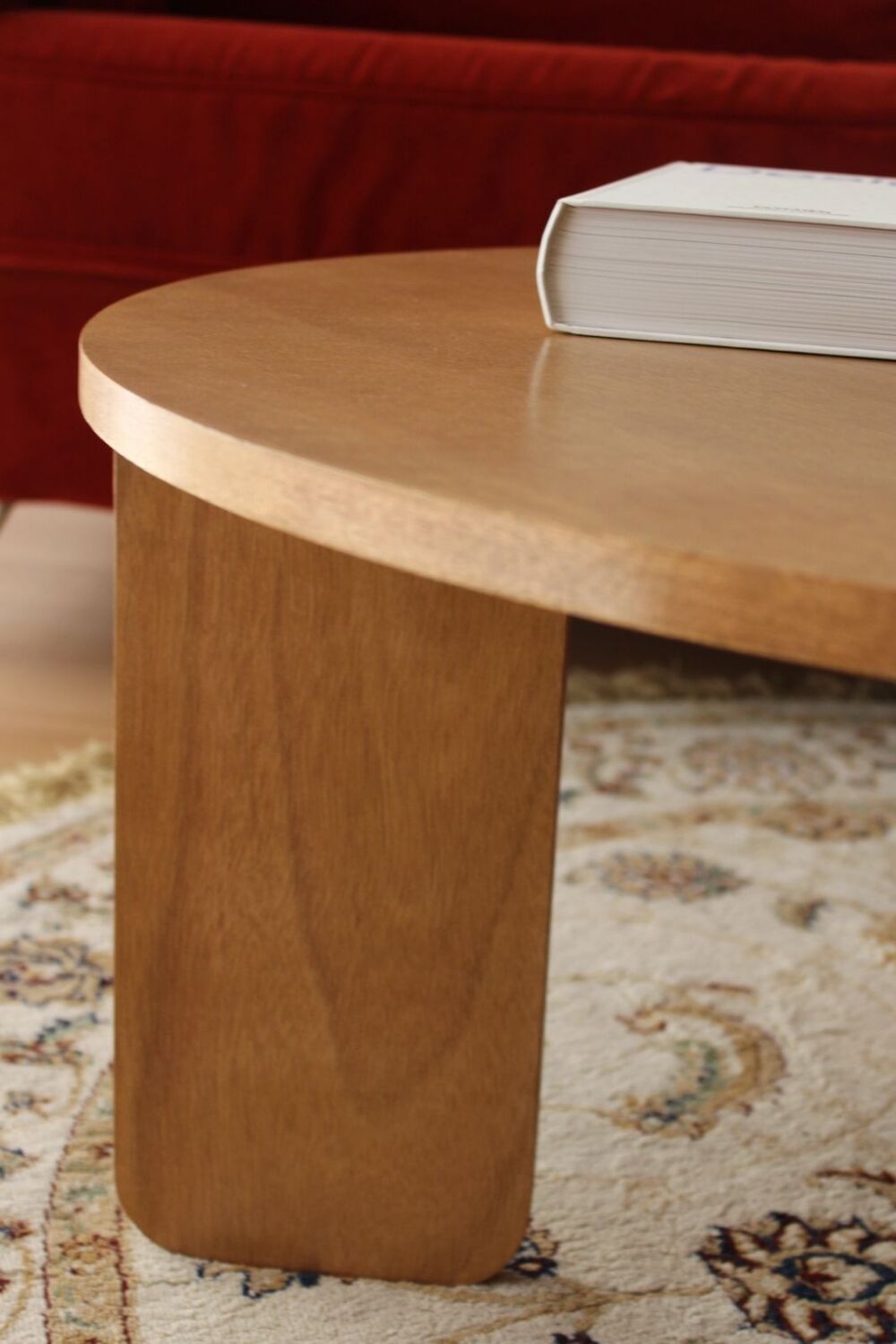 Table basse ronde contreplaqué