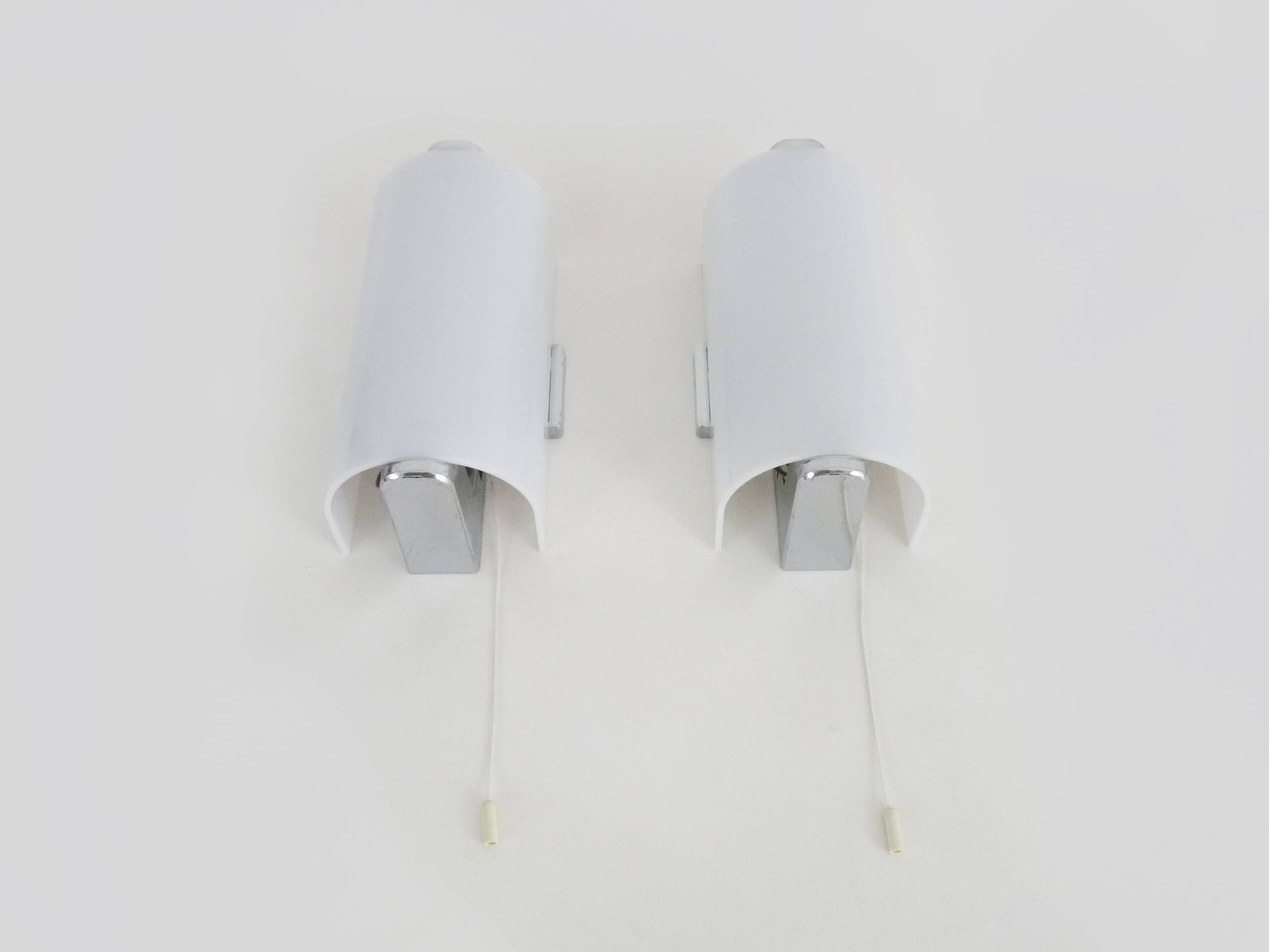Pair of vintage wall sconces Design Sampem 1970s