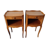 Pair of niche bedside tables