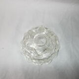 Bougeoir forme en “étoile” en verre cristal
