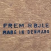 Set of 4 Scandinavian dining chairs by Hans Olsen for Frem Røjle.