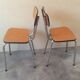 Lot of 2 formica chairs
