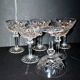 Set of 6 vintage champagne glasses in cut crystal SAINT-LOUIS? LEMBERG?