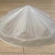 French Vintage Art Deco White Opaque Glass Abstract Platform Light Shade