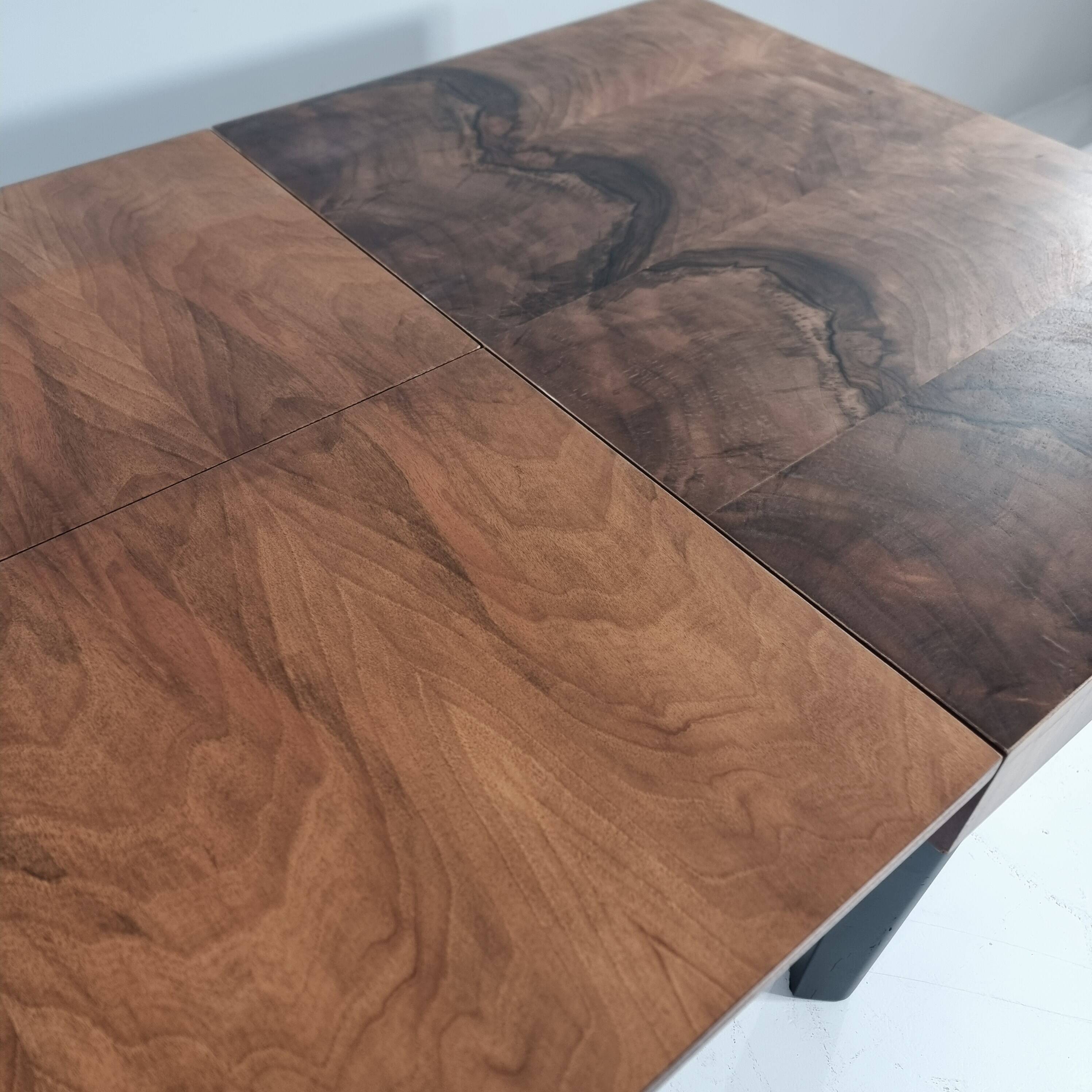 Art Deco dining table in walnut, 1960s