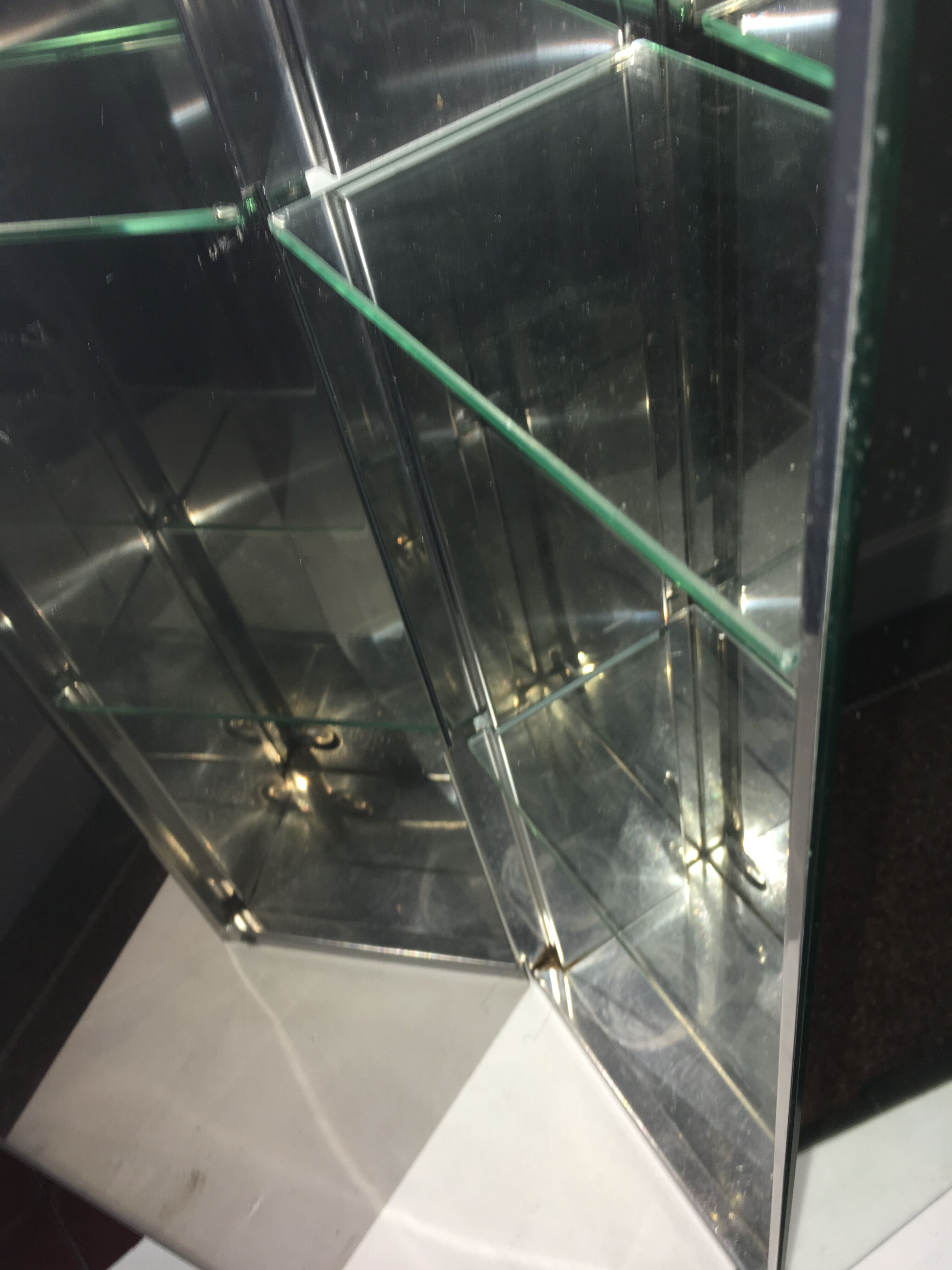 Bathroom wardrobe mirror Italian design ISA