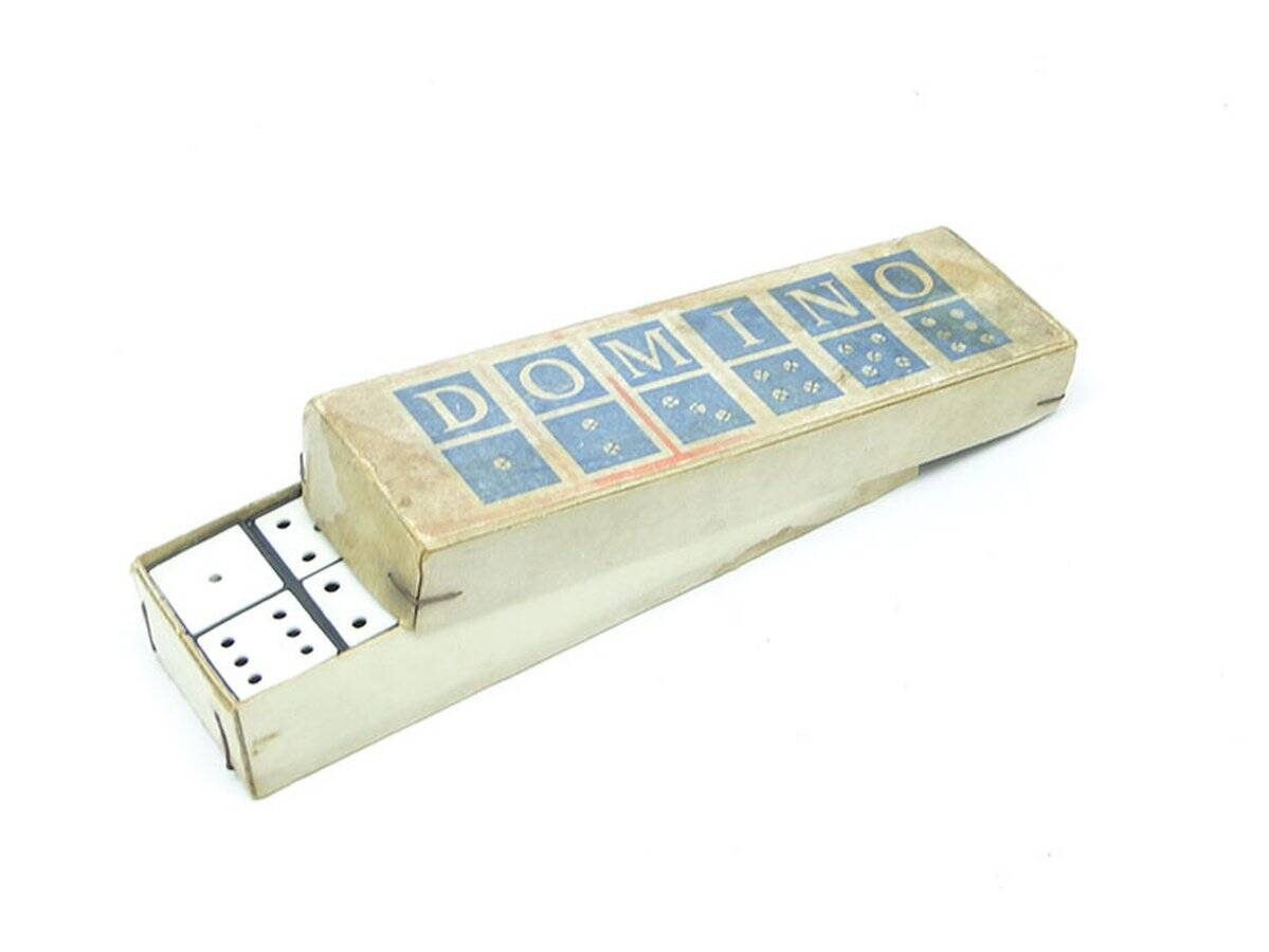 Postmodern domino game, Poland, 1970s, set of 28