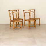 Vintage rattan canning chairs