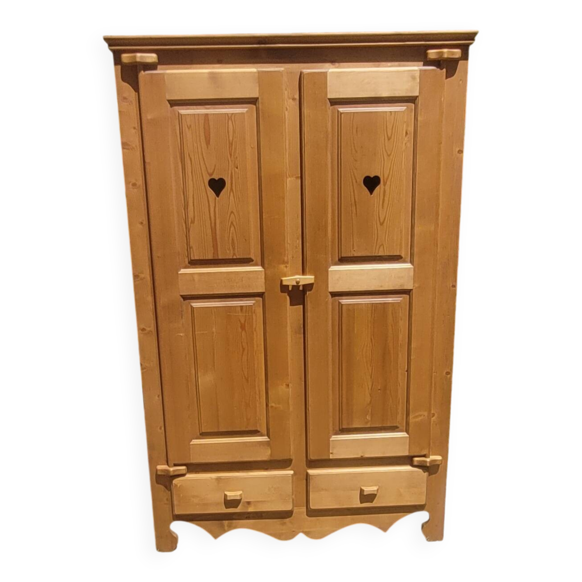 Mountain-style fir cabinet