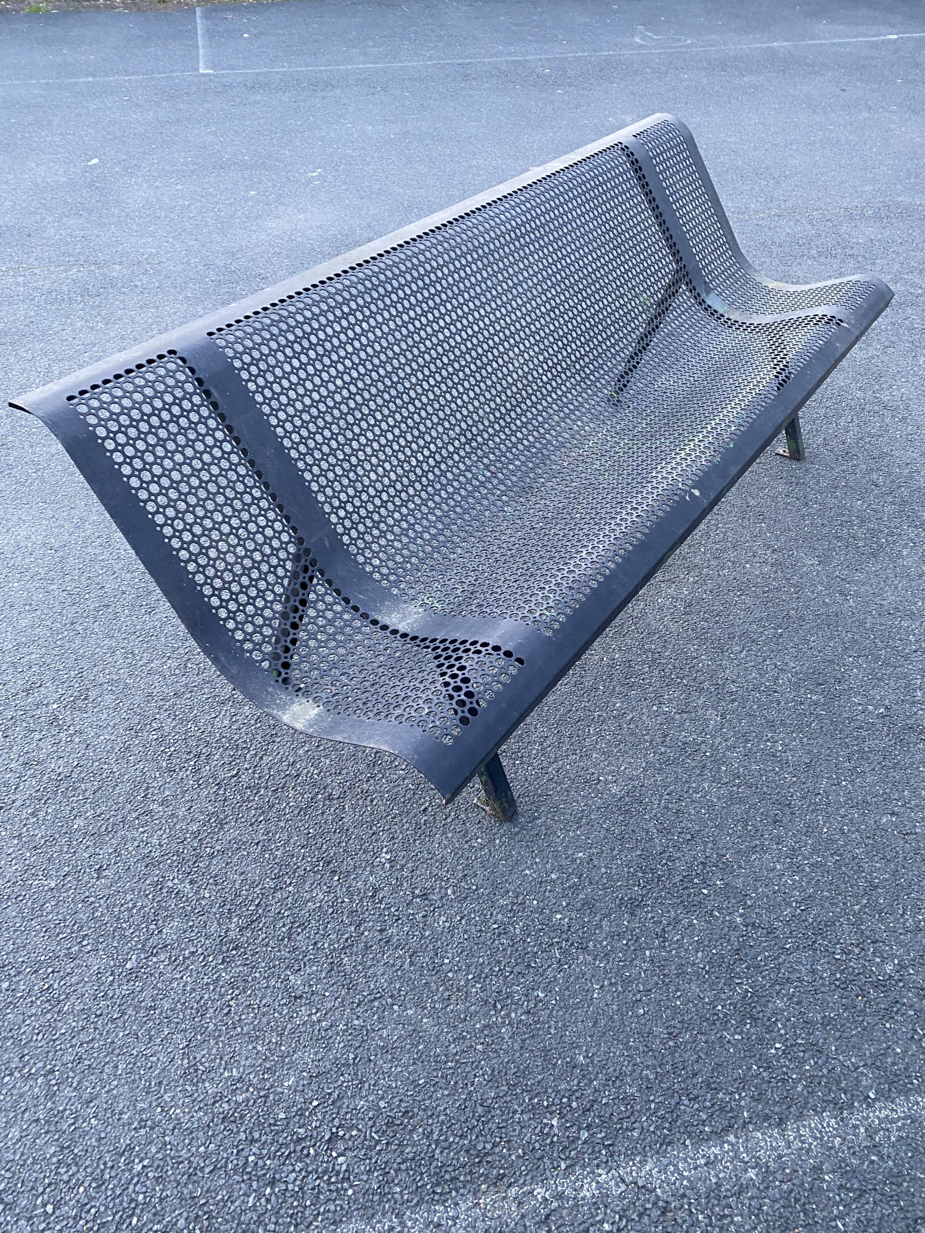 Public garden bench 1950