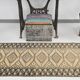 Tapis persan vintage noir crème 3 x 10, 76 x 303 cm SK 20938