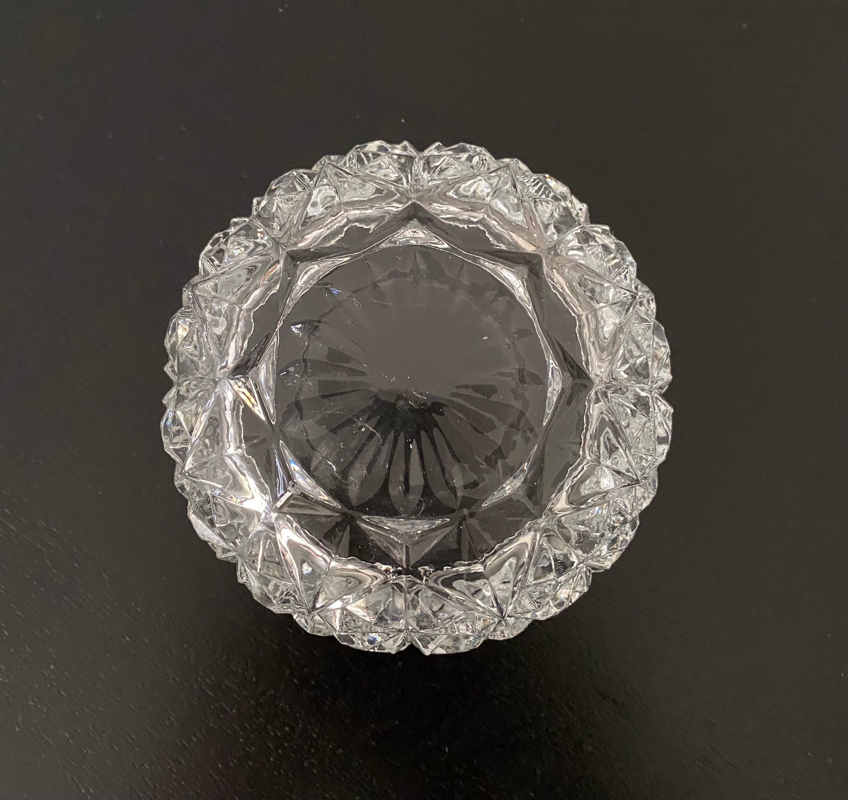 Glass candy box