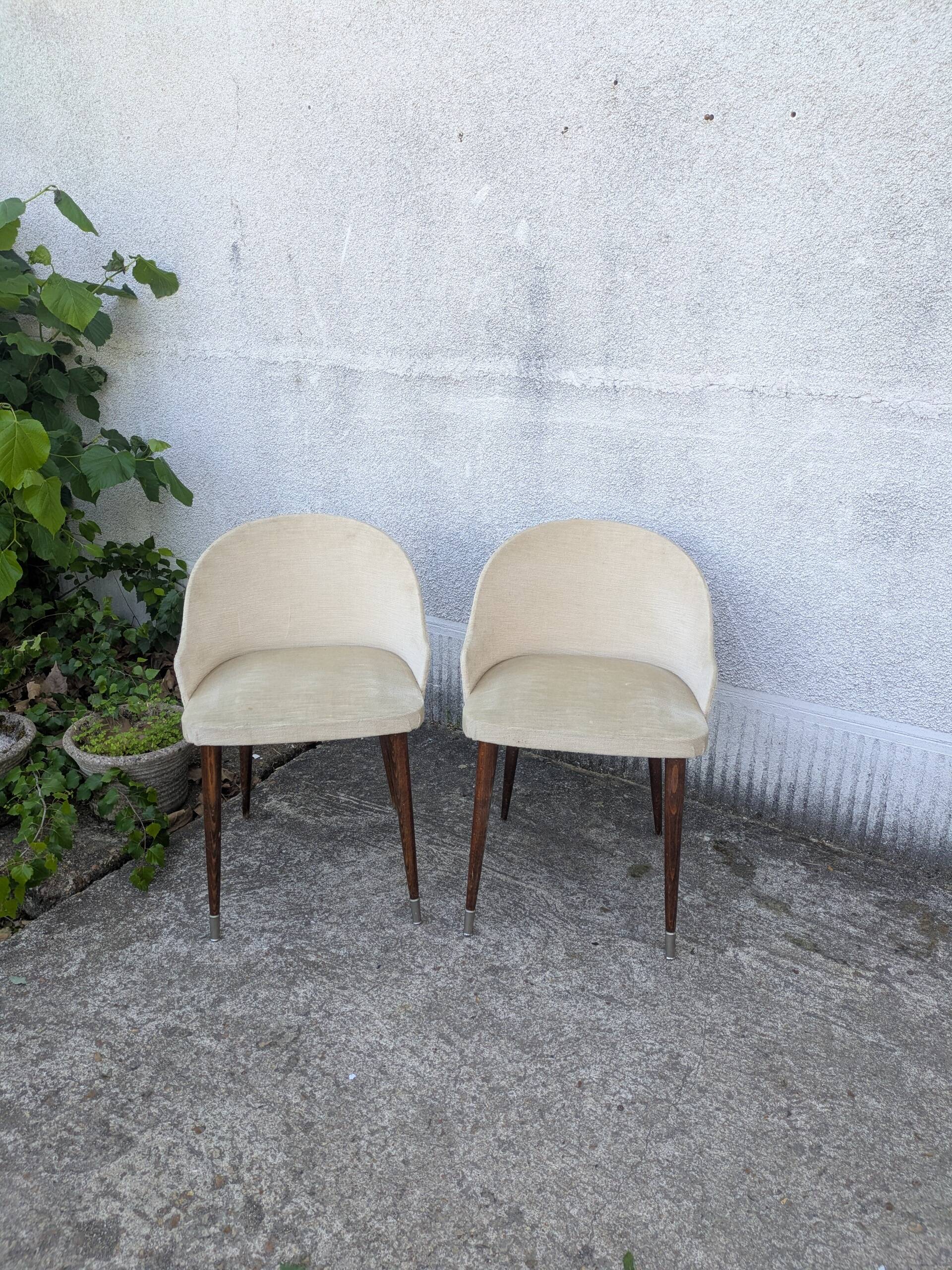 Pair of cocktail chairs