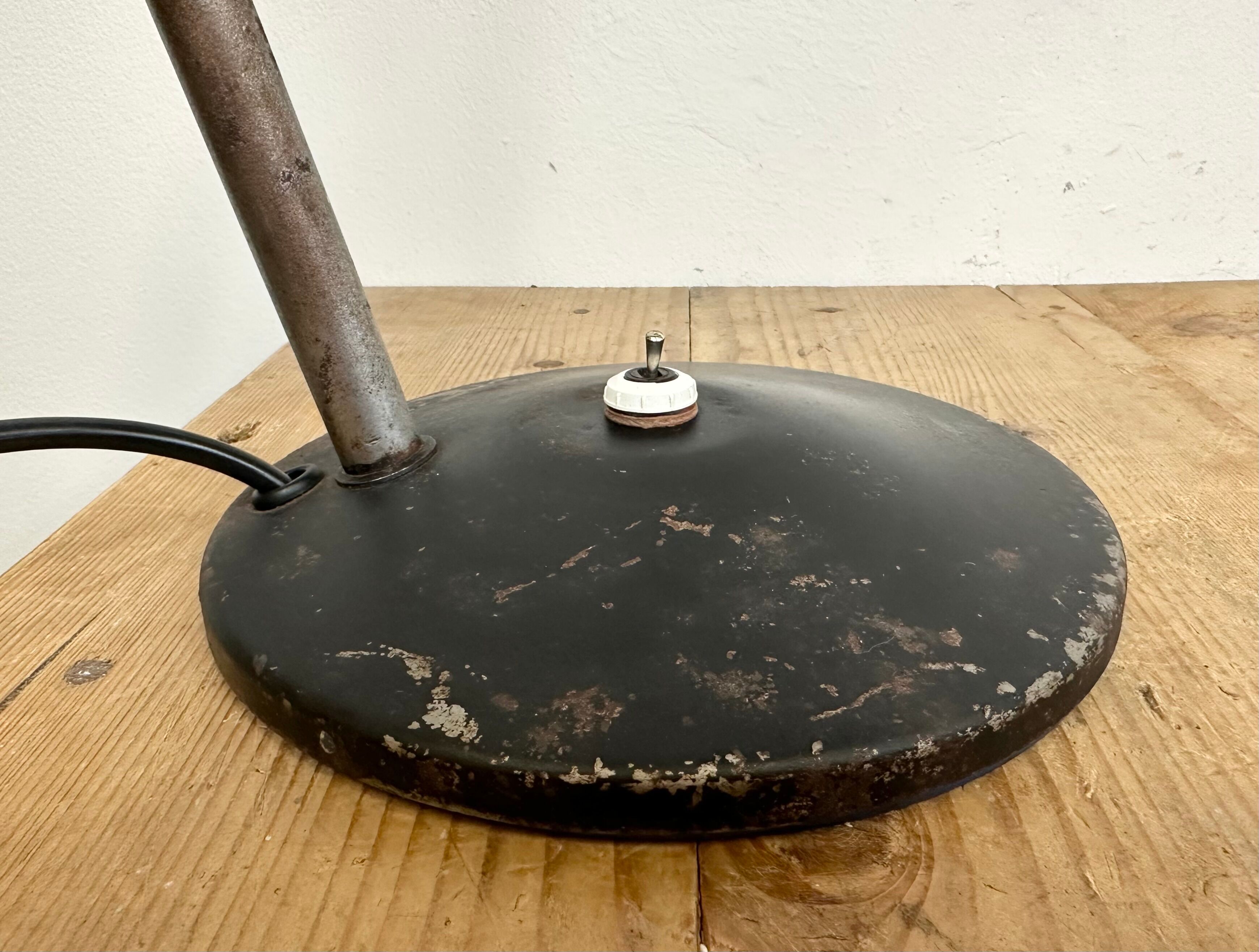 Black Industrial Gooseneck Table Lamp from Instala, 1960s