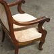 Fauteuil empire à cross