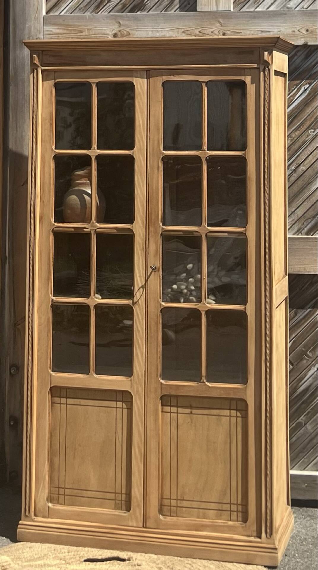 Old Parisian wooden dresser - bookshelf