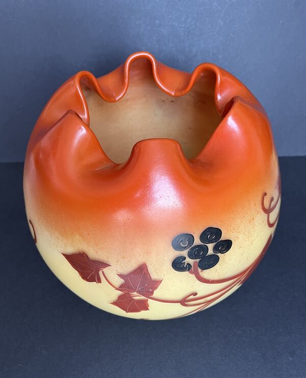 Vase boule legras