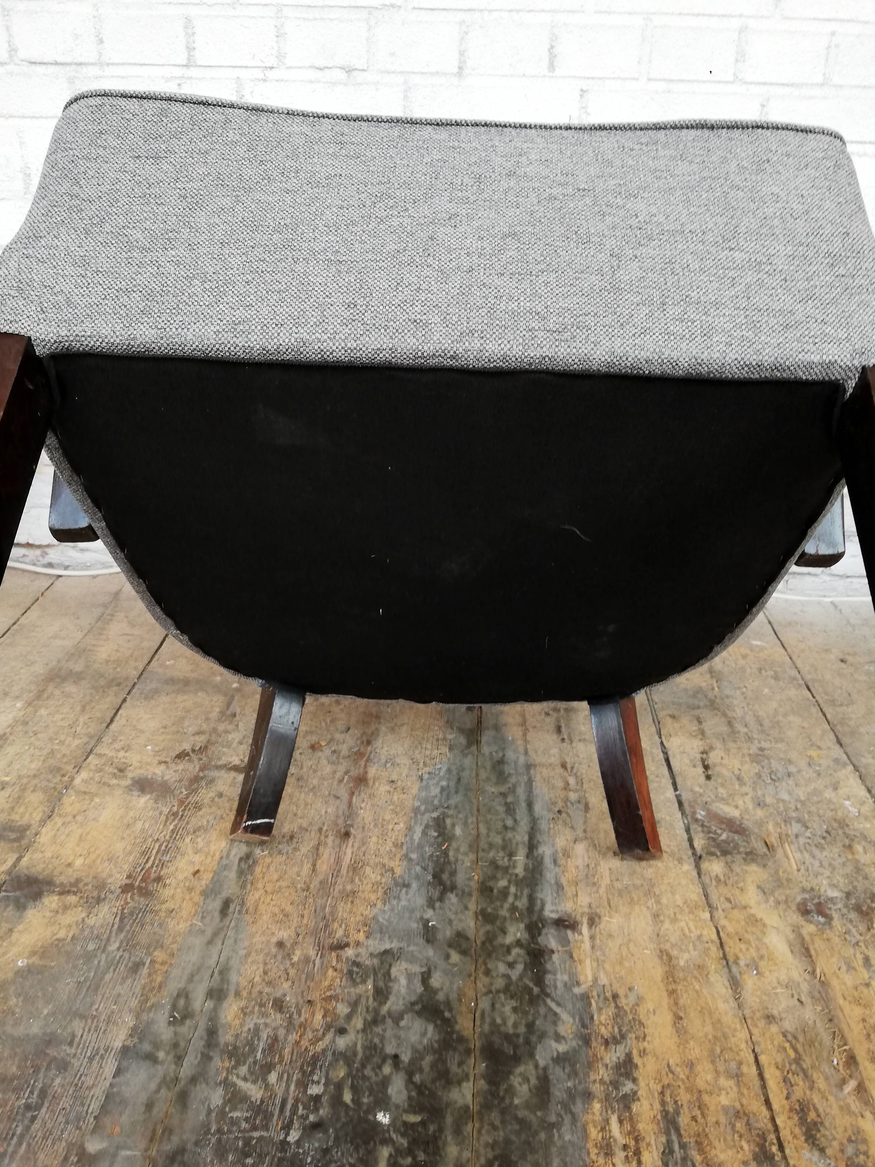 Pair of Halabala cocktail armchair, Czech, 1940