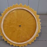 Yellow ceramic tray gaby cerame vallauris