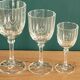 18 art deco walking glasses: service for 6 people (water, wine, liqueur)