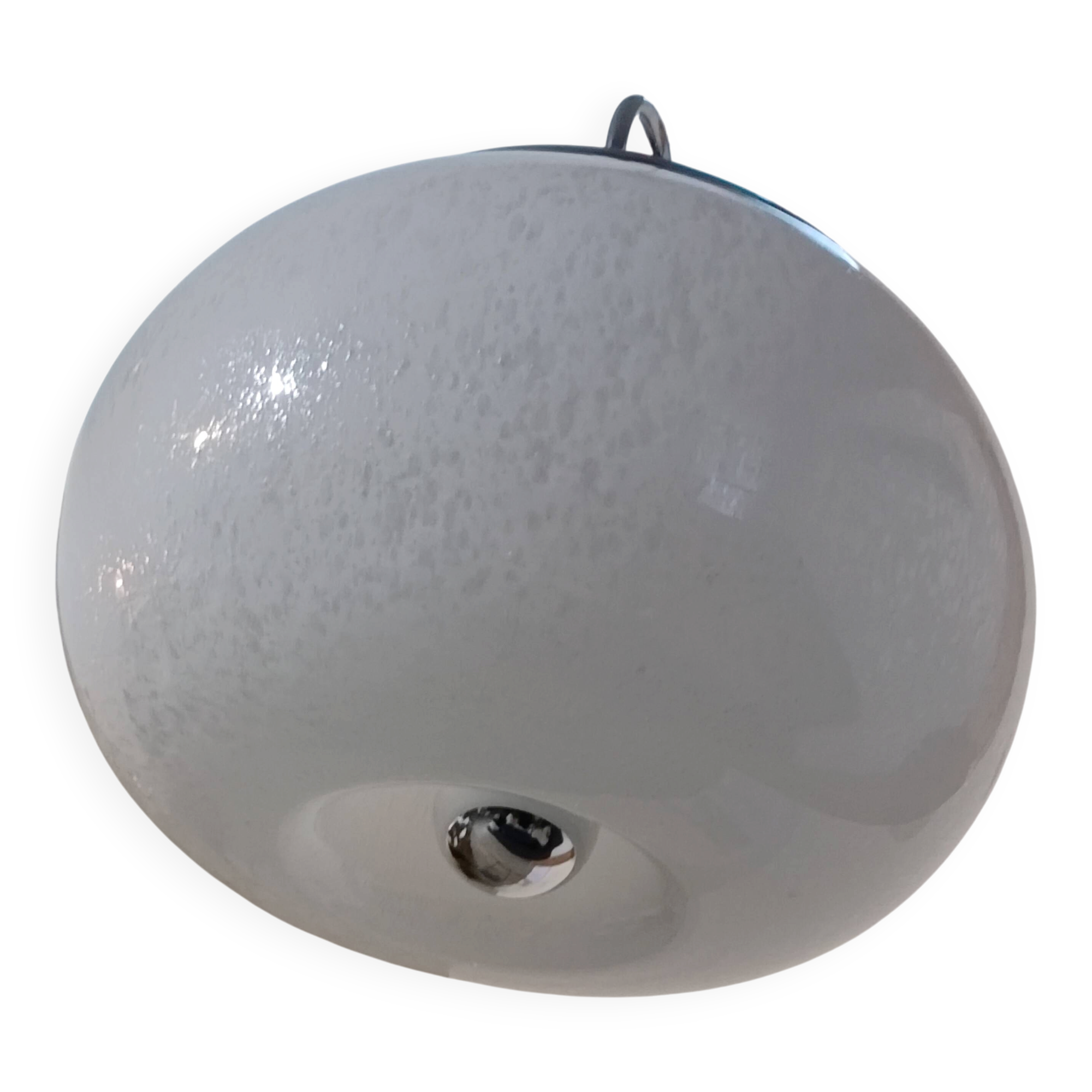 Suspended glass lamp Murano by Mazzega 1970s