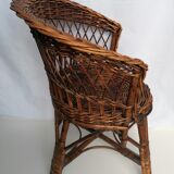 Wicker child chair