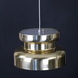Golden Swedish design hanging lamp - XL - Carl Thore  ***  Sweden 1970 - Stylish lighting
