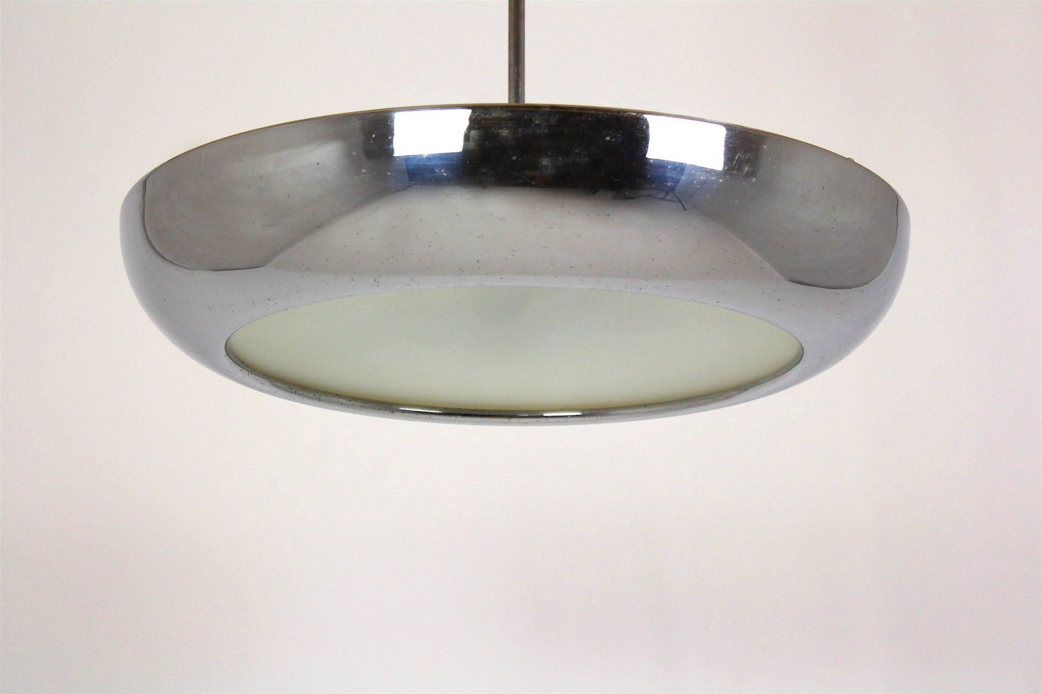 Bauhaus UFO Pendant Lamp by Josef Hurka for Napako, 1930s