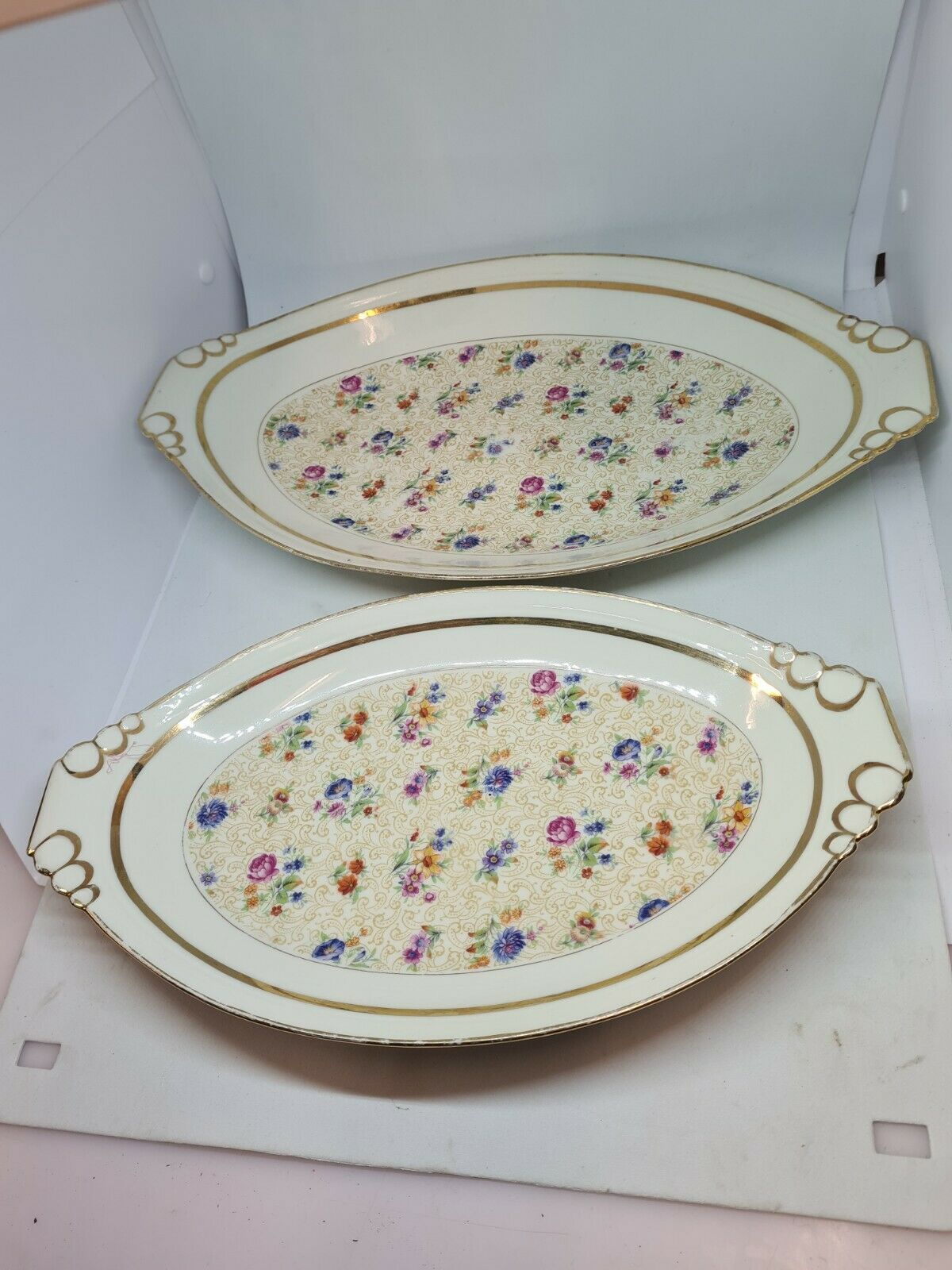 Limoges porcelain presentation dishes