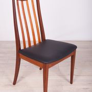 Mid Century Teak & Leather Dining Chairs by Leslie Dandy for G-Plan, 1960