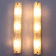 Set Elongated wall lamps by Honsel Leuchten with bubble glass, 1960