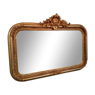 Golden mirror 137x100cm