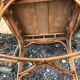 Vintage rattan table
