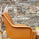 Vintage armchair in skai