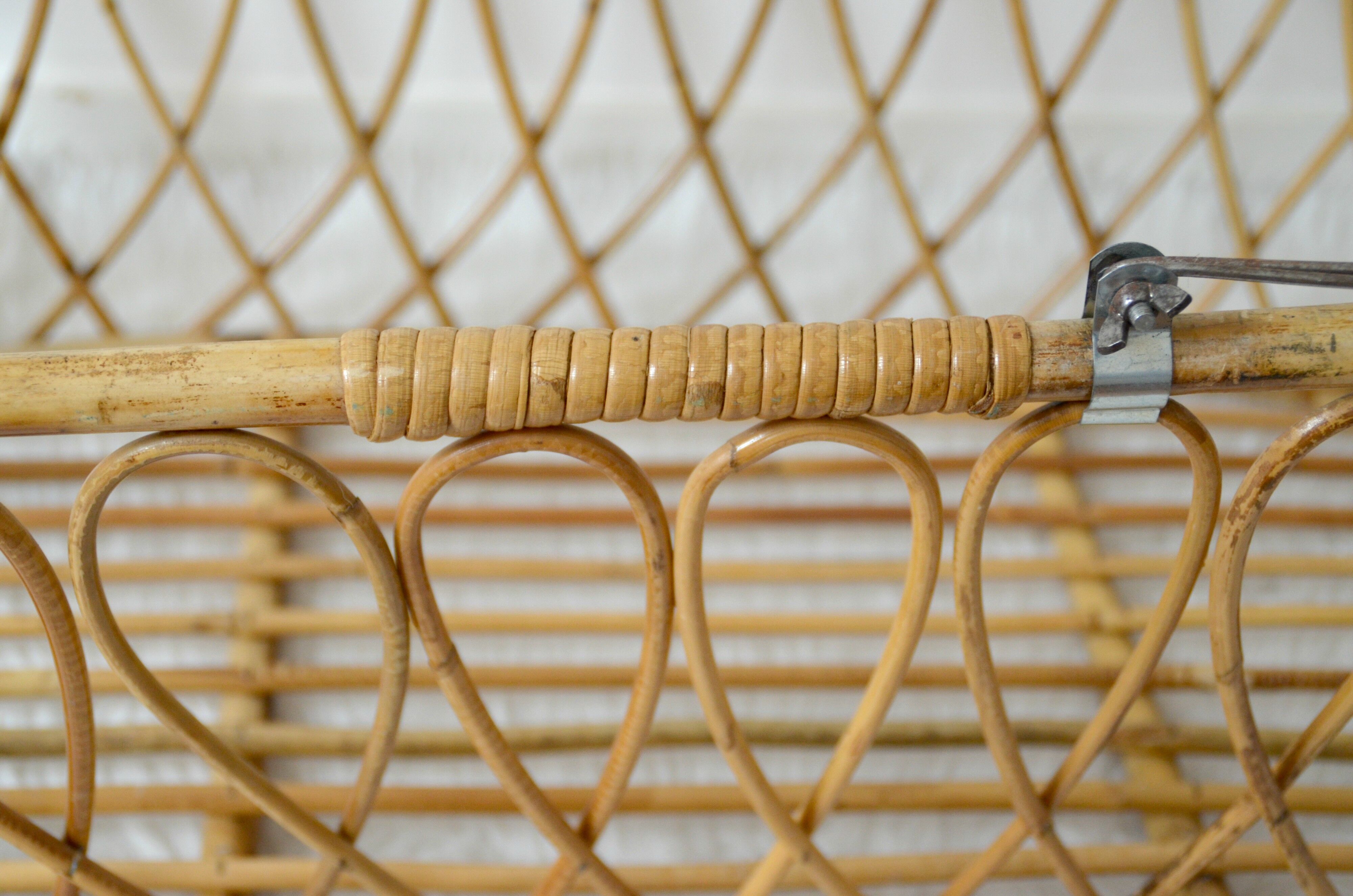 Cradle bassinet in rattan