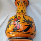 Orange ceramic jug