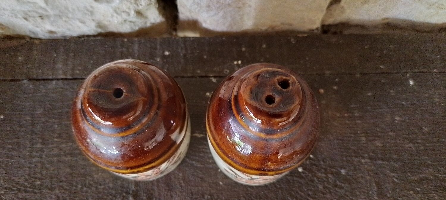 Vintage salt and pepper shakers