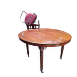 Round mahogany table - Early 20th century