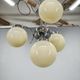 Art Deco Champagne Glass Chandelier, Czechoslovakia 1930s