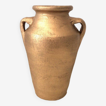 Golden Amphora Vase