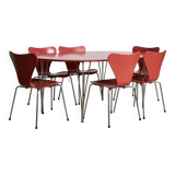 Series 7 Chair by Arne Jacobsen for Fritz Hansen, 1955, Set of 6